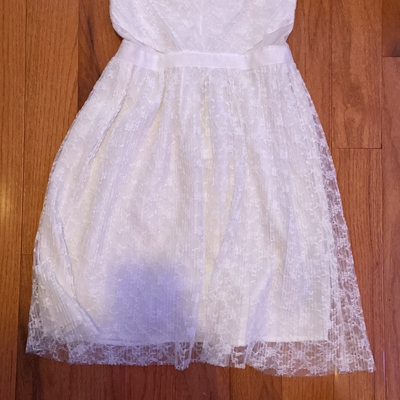 Guess White Lace + Mesh Dress - Picture 5 of 12